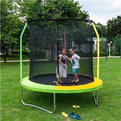 নিরাপত্তা নেট সহ 8FT ট্রামপোলিন